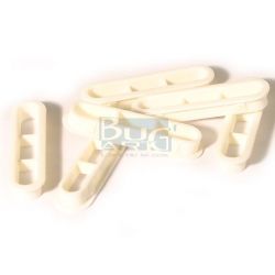 GRILLES AERATION LUNETTE AR. (6) blanc