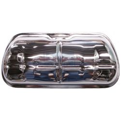CACHES SOUPAPES STD. CHROME paire