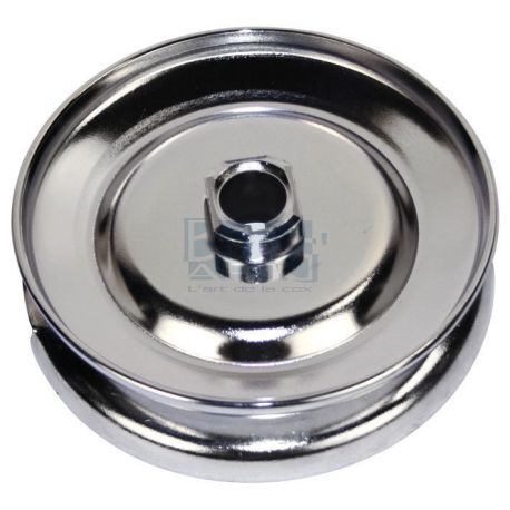 POULIE DYNAMO 12VOLT CHROME