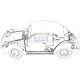 CIRCUIT ELECTRIQUE ORIGINE 54-55