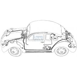 CIRCUIT ELECTRIQUE ORIGINE 54-55