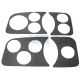 SUPPORT 3x52mm VDO GAUCHE