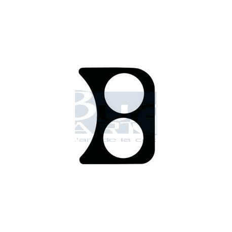SUPPORT 2x52mm VDO DROITE