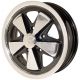 JANTE FUCH 4.5x15 NOIRE ET POLIE 5 X 130 ET 45