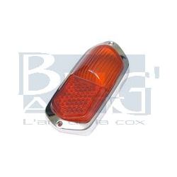 VERRE FEU AR. -59 ROUGE/CHROME pce