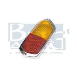 VERRE FEU AR. -59 RGE/ORANG/CHROME pce