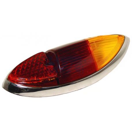 VERRE FEU AR. 60-69 ROUGE/ORANGE pce