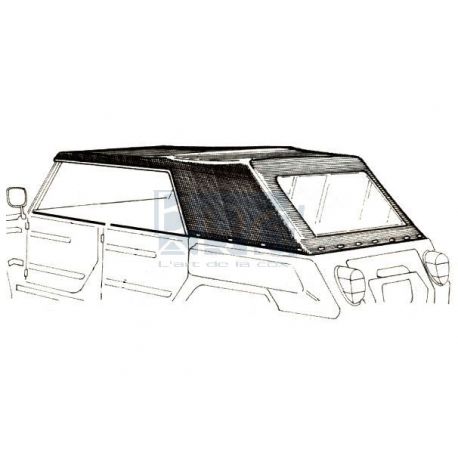 CAPOTE VW 181 NOIR VINYL BQ TMI