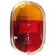 VERRE FEU ARR. 61-72 T2 roug/orang/chrome HELLA