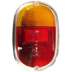 VERRE FEU ARR. 61-72 T2 roug/orang/chrome HELLA