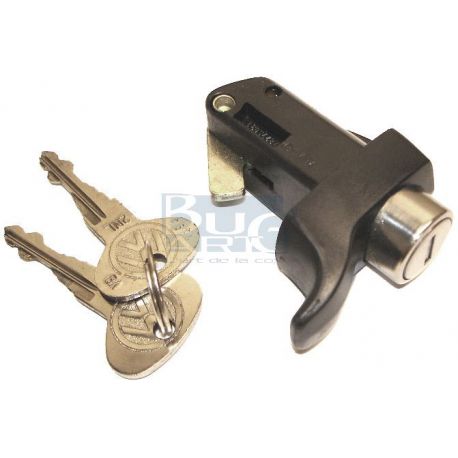SERRURE ET CLE CAPOT MOT. T2 72-79 NOIR