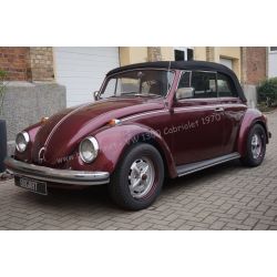 (Vendue) VW Coccinelle 1300 Cabriolet - violet foncé - 1970