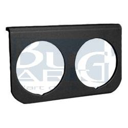 SUPPORT DE MANOMETRE DIA 52MM NOIR 2 TROUS