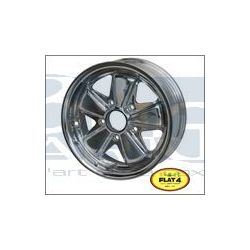 JANTE FUCHS 6x15 CHROME DEEP SIX FLAT4 5 X 130