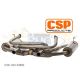 Echappement INOX Super-Competition CSP avec chauffage et réchauffeurs