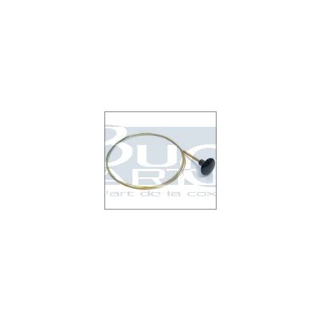 CABLE DE CAPOT MOTEUR 56-74 BOUTON NOIR