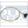 CABLE DE CAPOT MOTEUR 56-74 BOUTON NOIR