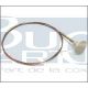 CABLE DE CAPOT MOTEUR 56-74 BOUTON BLANC