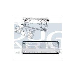 SUPPORT DE PLAQUE BELGE CHROME
