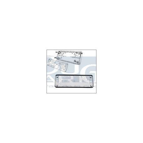 SUPPORT DE PLAQUE BELGE CHROME