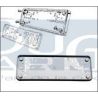 SUPPORT DE PLAQUE BELGE CHROME