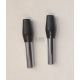 BOUTONS FERMETURE CHR/NOIR paire