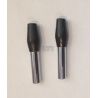 BOUTONS FERMETURE CHR/NOIR paire