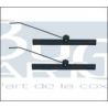 BALAIS ET BRAS ESS. GL. 53-57 NOIR (185mm) PAIRE