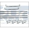 SET DE BAGUETTES DE PANNEAUX DE PORTES 56-57 CAB