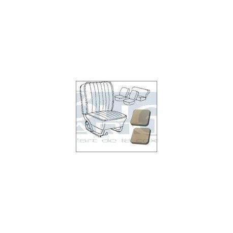 HOUSSES SIEGES CAB. Gris-clair lisse 58-64 TMI