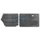 PANNEAUX INT. ARR. Noir CABRIO 73-79