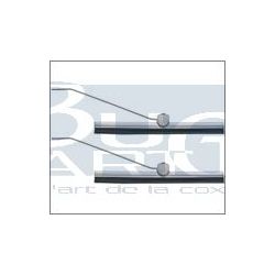 BALAIS ET BRAS ESS. GL.53-57 GRIS (185mm) PAIRE