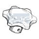 BOUTON CHAUFFAGE -64 ET T2-67 noir