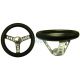 VOLANT 10 3 BRANCHES CHROME