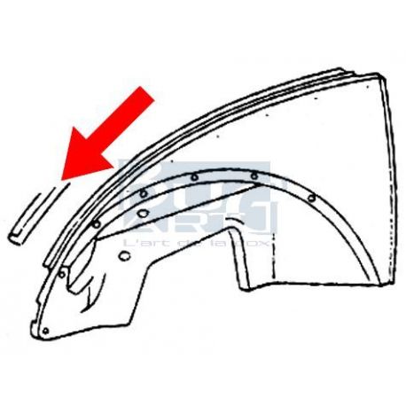 PROFIL A SOUD. JOINT CAPOT 110cm